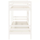 Metalen stapelbed van massief grenenhout met levering bevat - Bedden & bedframes