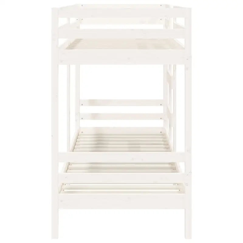 Metalen stapelbed van massief grenenhout met levering bevat - Bedden & bedframes