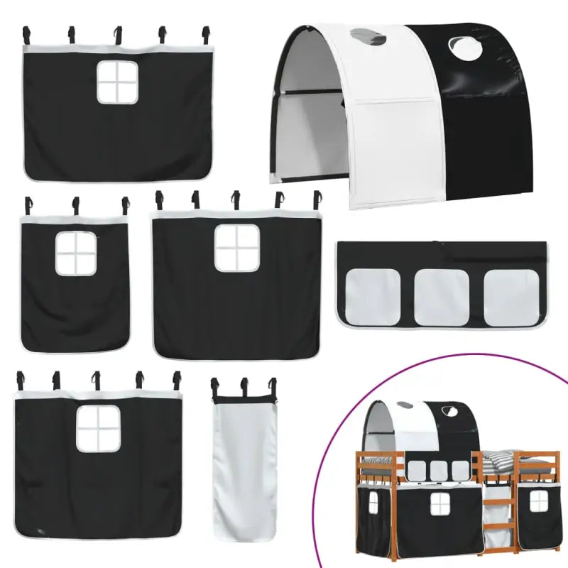 Metalen stapelbed van massief grenenhout voor kleine slaapkamers - Bedden & bedframes