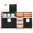 Metalen stapelbed van massief grenenhout voor kleine slaapkamers - Bedden & bedframes