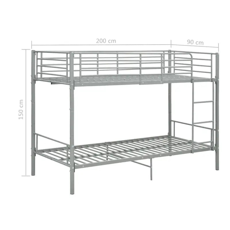 Metalen stapelbed voor kleine kinderkamers en multifunctioneel gebruik - Bedden & bedframes