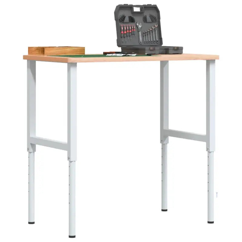 Metalen werkbankframes voor een duurzame werkruimte - Grijs / 55 x 95.5 cm / 2 - Tafelpoten