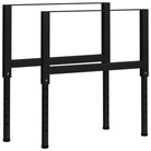 Metalen werkbankframes voor een duurzame werkruimte - Zwart / 85 x 95.5 cm / 2 - Tafelpoten