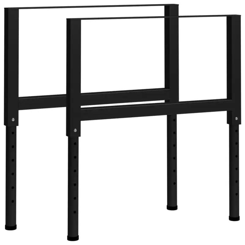 Metalen werkbankframes voor een duurzame werkruimte - Zwart / 85 x 95.5 cm / 2 - Tafelpoten