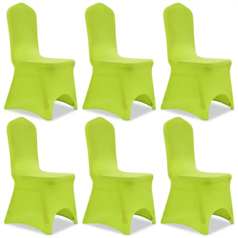 Meubelhoezen levering bevat stretch stoelhoes voor speciale gelegenheden - Groen / 6 - Meubelhoezen