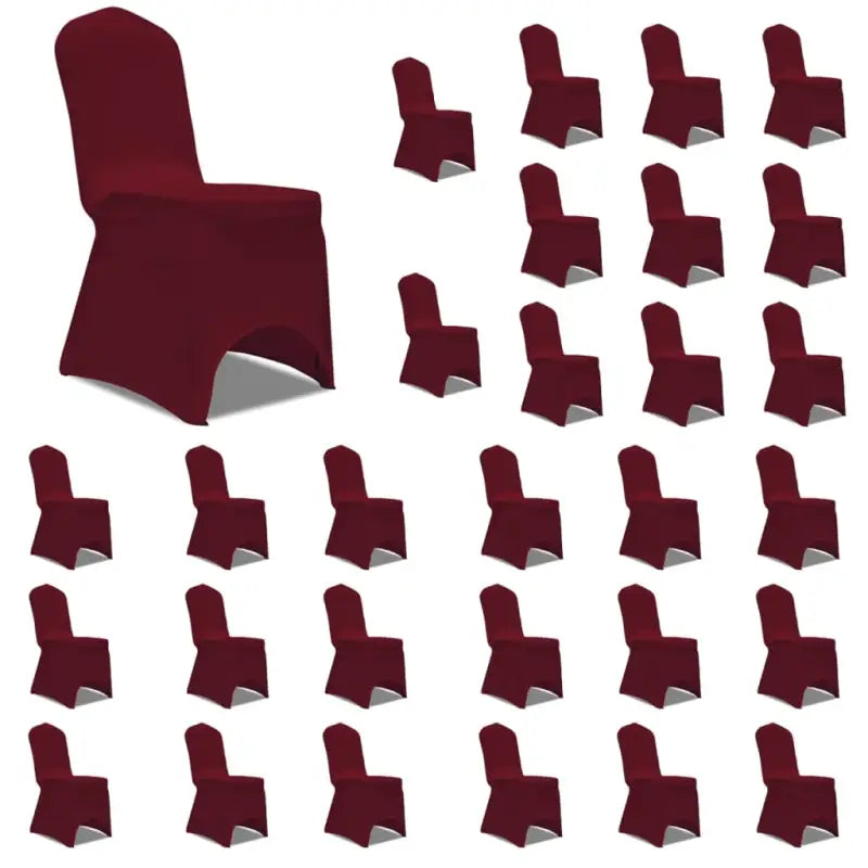 Meubelhoezen voor verschillende soorten stoelen inclusief levering bevat - Bordeauxrood / 30 - Meubelhoezen