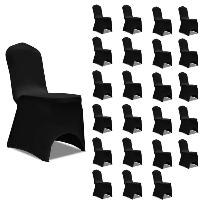 Meubelhoezen voor verschillende soorten stoelen inclusief levering bevat - Zwart / 24 - Meubelhoezen