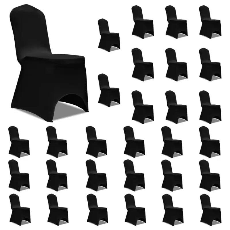 Meubelhoezen voor verschillende soorten stoelen inclusief levering bevat - Zwart / 30 - Meubelhoezen