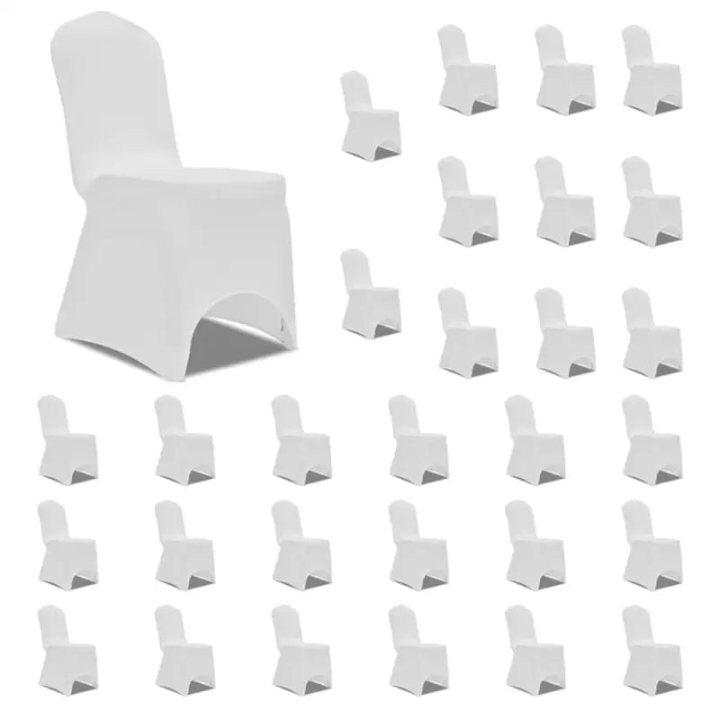 Meubelhoezen voor verschillende soorten stoelen inclusief levering bevat - Wit / 30 - Meubelhoezen