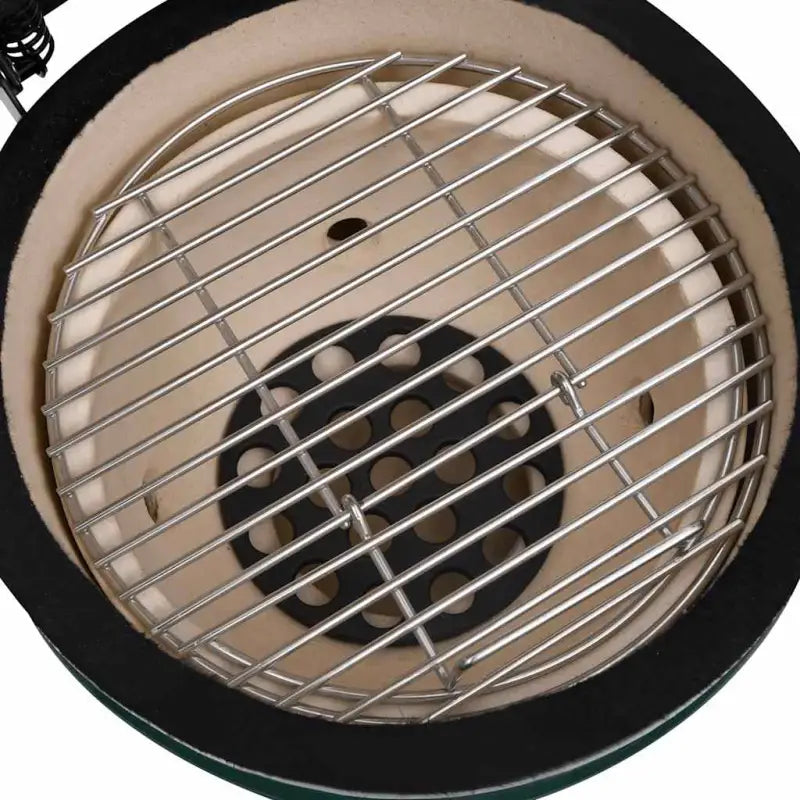 Mini keramische Kamado-grill met ingebouwde thermometer voor grillen en roken - Barbecues