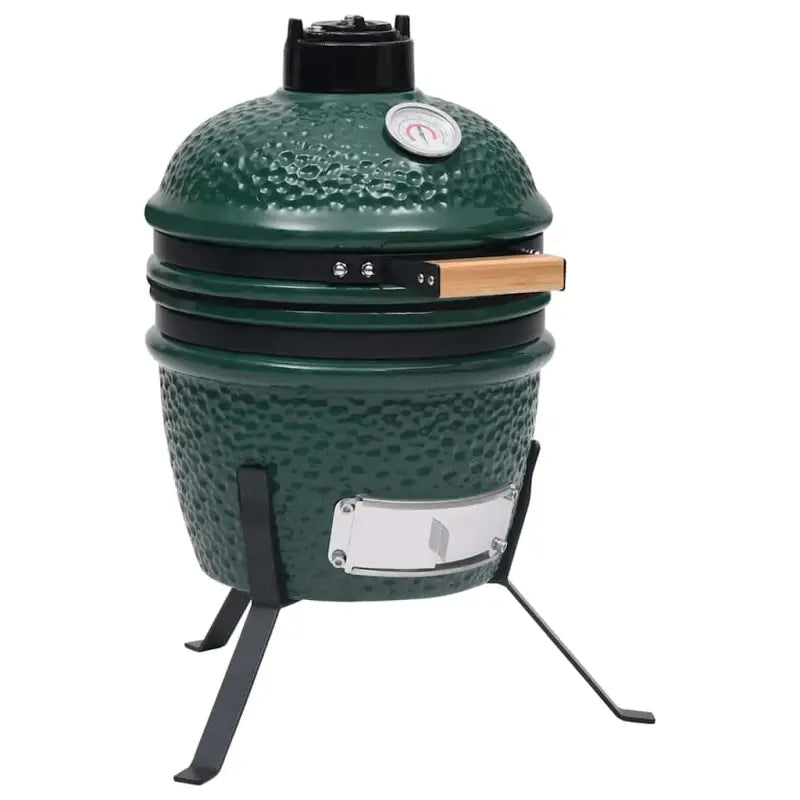 Mini keramische Kamado-grill met ingebouwde thermometer voor grillen en roken - Barbecues