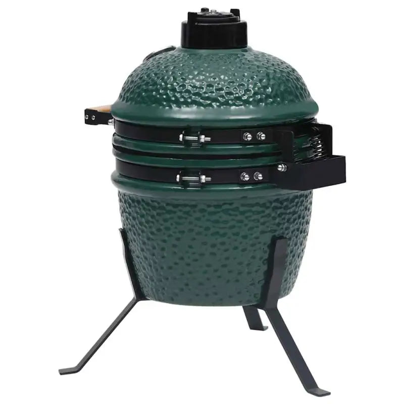 Mini keramische Kamado-grill met ingebouwde thermometer voor grillen en roken - Barbecues