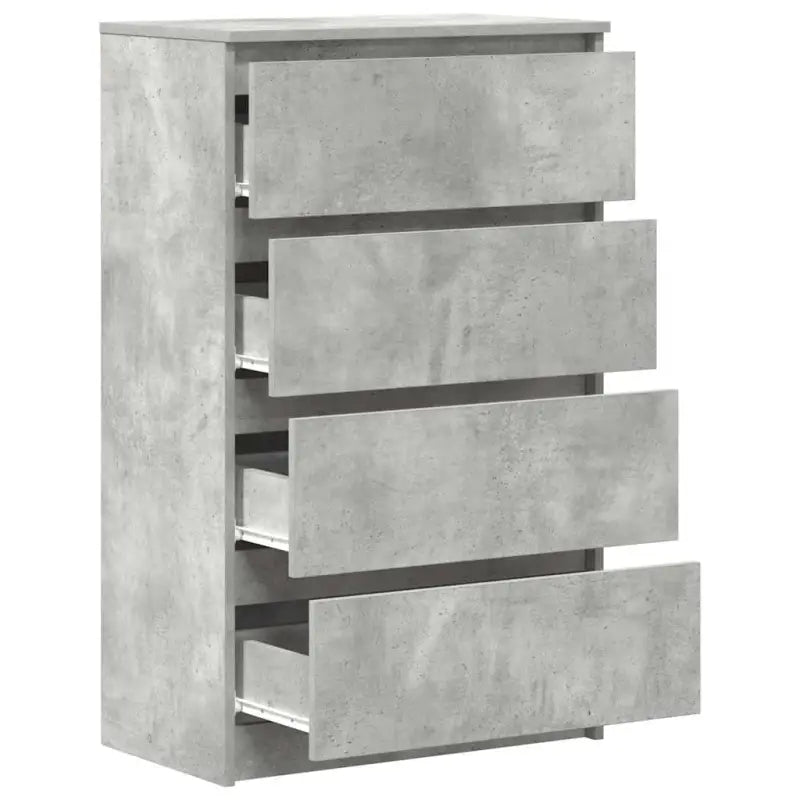 Minimalistisch bewerkt hout dressoir met 4 lades voor praktische opbergruimte - Dressoirs & buffetkasten