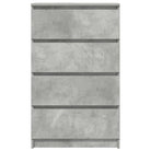 Minimalistisch bewerkt hout dressoir met 4 lades voor praktische opbergruimte - Dressoirs & buffetkasten