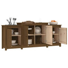 Minimalistisch dressoir in massief grenenhout voor je interieur - Dressoirs & buffetkasten