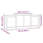 Minimalistisch dressoir in massief grenenhout voor je interieur - Dressoirs & buffetkasten
