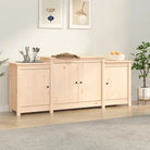 Minimalistisch dressoir in massief grenenhout voor je interieur - Naturel / 1 - Dressoirs & buffetkasten