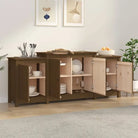 Minimalistisch dressoir in massief grenenhout voor je interieur - Dressoirs & buffetkasten