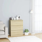 Minimalistisch dressoir van bewerkt hout met opbergruimte - Dressoirs & buffetkasten