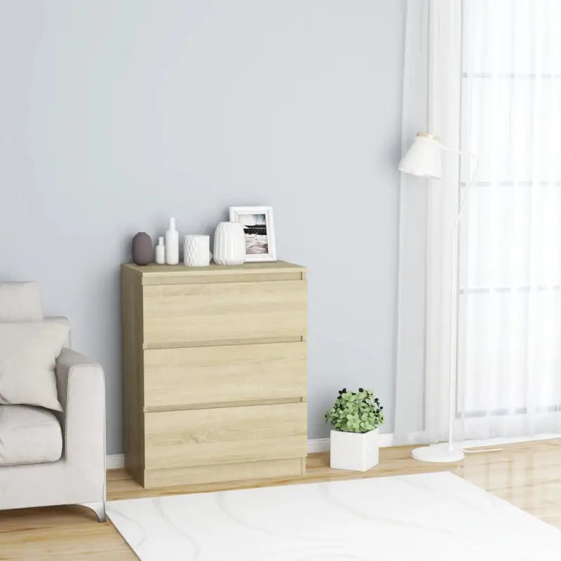 Minimalistisch dressoir van bewerkt hout met opbergruimte - Dressoirs & buffetkasten