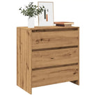 Minimalistisch dressoir van bewerkt hout met praktische opbergruimte - artisanaal eikenkleurig / 1 - Dressoirs &