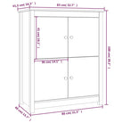 Minimalistisch dressoir van massief grenenhout voor een natuurlijk interieur - Dressoirs & buffetkasten