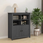 Minimalistisch dressoir van massief grenenhout voor natuurlijk interieur - Grijs / 1 - Dressoirs & buffetkasten