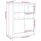 Minimalistisch dressoir van massief grenenhout voor natuurlijk interieur - Dressoirs & buffetkasten