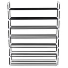 Minimalistisch schoenenrek met metalen buisframe voor praktische opbergruimte - Zwart / 1 - Schoenenrekken
