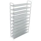 Minimalistisch schoenenrek met metalen frame en nonwoven stof vulling - Schoenenrekken