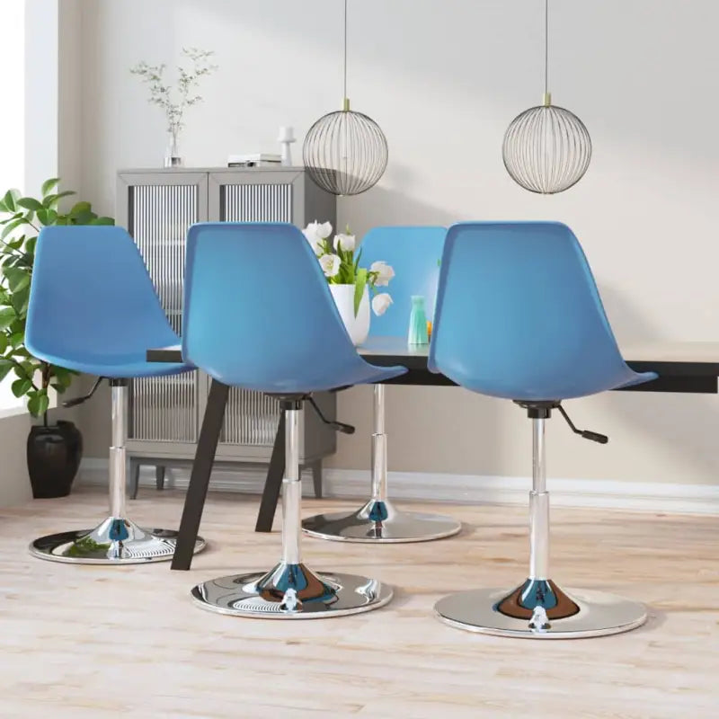 Minimalistische draaibare eetstoelen voor een strakke uitstraling - Eetkamerstoelen