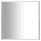 Minimalistische spiegel met glas en PVC-frame voor thuisdecoratie - Zilver / 60 x 60 cm / 1 - Spiegels