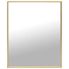 Minimalistische spiegel met glas en PVC-frame voor thuisdecoratie - Goud / 70 x 50 cm / 1 - Spiegels