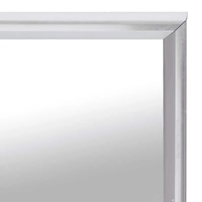 Minimalistische spiegel met glas en PVC-frame voor thuisdecoratie - Spiegels