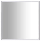 Minimalistische spiegel met glas en PVC-frame voor thuisdecoratie - Zilver / 40 x 40 cm / 1 - Spiegels