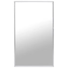 Minimalistische spiegel met glas en PVC-frame voor thuisdecoratie - Zilver / 100 x 60 cm / 1 - Spiegels
