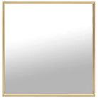 Minimalistische spiegel met glas en PVC-frame voor thuisdecoratie - Goud / 50 x 50 cm / 1 - Spiegels