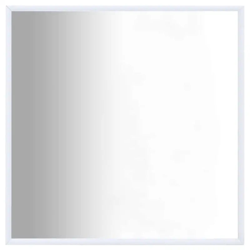 Minimalistische spiegel met glas en PVC-frame voor thuisdecoratie - Wit / 60 x 60 cm / 1 - Spiegels