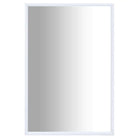 Minimalistische spiegel met glas en PVC-frame voor thuisdecoratie - Wit / 60 x 40 cm / 1 - Spiegels