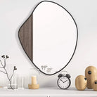 Minimalistische wandspiegel met duidelijke weerspiegeling voor je interieur - Zwart / 60 x 50 cm / 1 - Spiegels