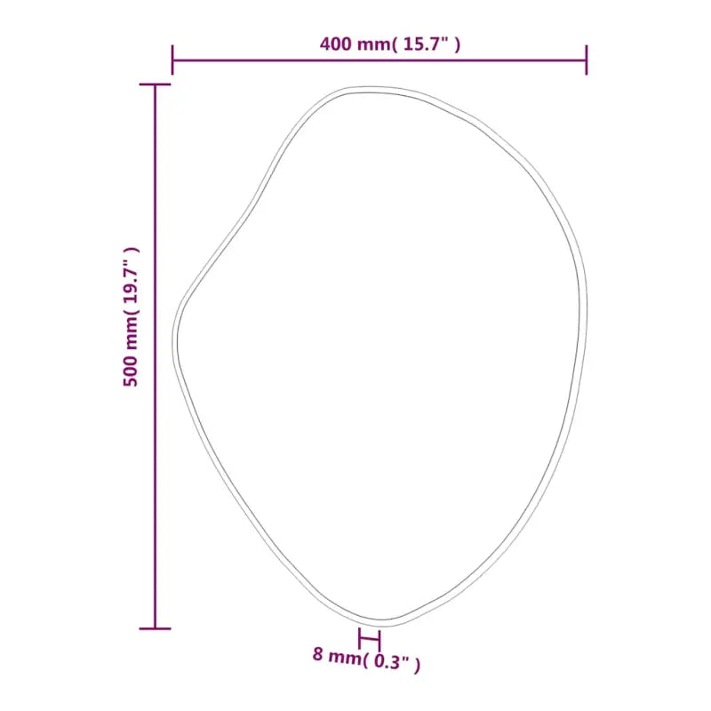 Minimalistische wandspiegel met duidelijke weerspiegeling voor je interieur - Spiegels