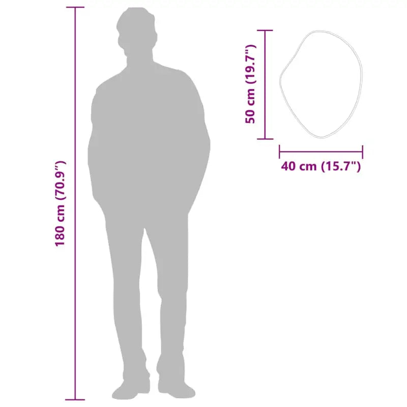 Minimalistische wandspiegel met duidelijke weerspiegeling voor je interieur - Spiegels