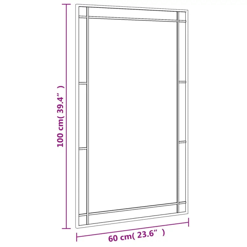 Minimalistische wandspiegel met duidelijke weerspiegeling voor kleine ruimtes - Spiegels