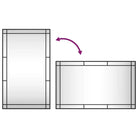 Minimalistische wandspiegel met duidelijke weerspiegeling voor kleine ruimtes - Spiegels