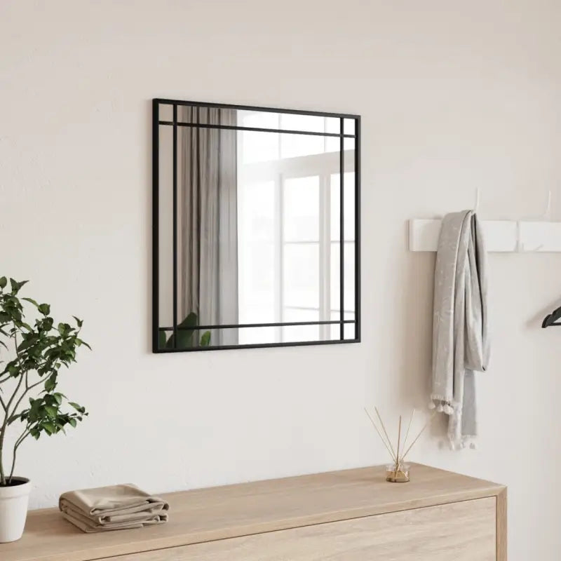 Minimalistische wandspiegel met duidelijke weerspiegeling voor kleine ruimtes - 60 x 60 cm / 1 - Spiegels