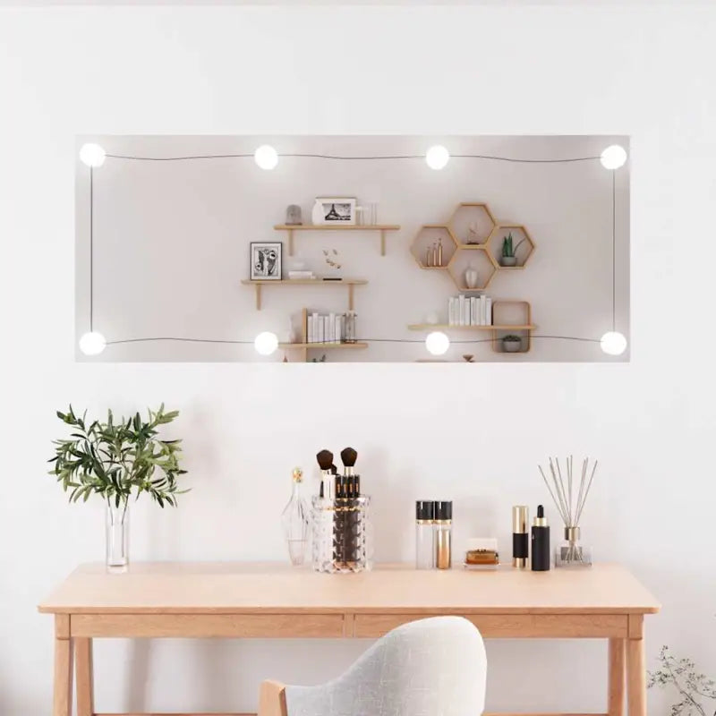 Minimalistische wandspiegel voor een ruimere uitstraling - 40 x 100 cm / 1 / Met LED’s - Spiegels