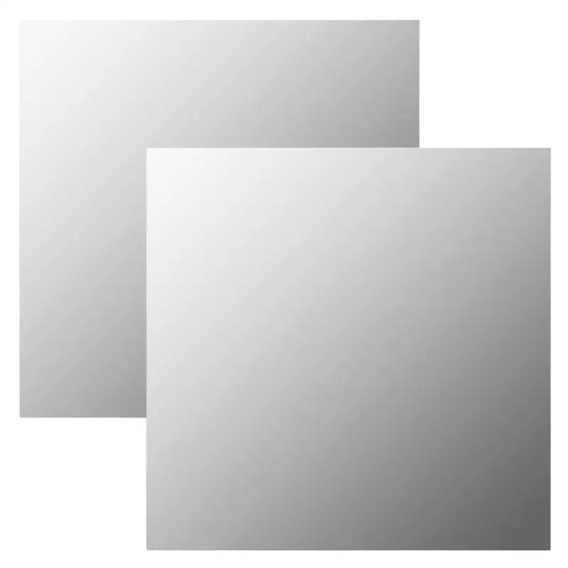 Minimalistische wandspiegel voor een ruimere uitstraling - 50 x 50 cm / 2 / zonder LED - Spiegels