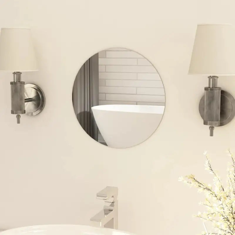 Minimalistische wandspiegel voor een ruimere uitstraling - Φ 30 cm / 1 / zonder LED - Spiegels