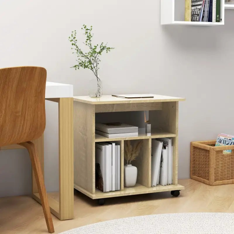 Mobilie opbergkast van bewerkt hout voor een moderne uitstraling - Sonoma eiken / 1 - Opbergkasten & lockerkasten