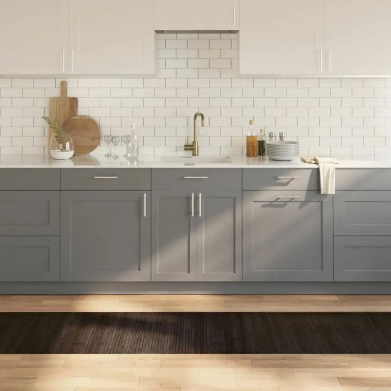 Modern bamboe vloerkleed in neutrale kleuren voor een natuurlijke uitstraling - Donkerbruin / 60 x 500 cm - Vloerkleden